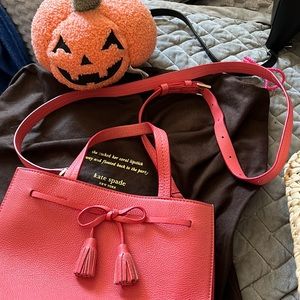 Coral Kate Spade cross bag